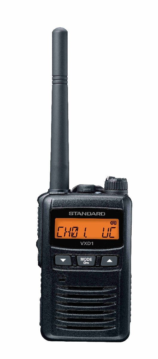Standard VXD1 Radio + MH-90A4B Small Speaker Microphone - 4 Units Compatible with Increased Waves [g1189411229]
