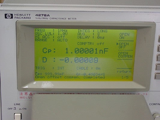 HP 4278A Capacitance Meter 1kHz/1MHz [d430905962]