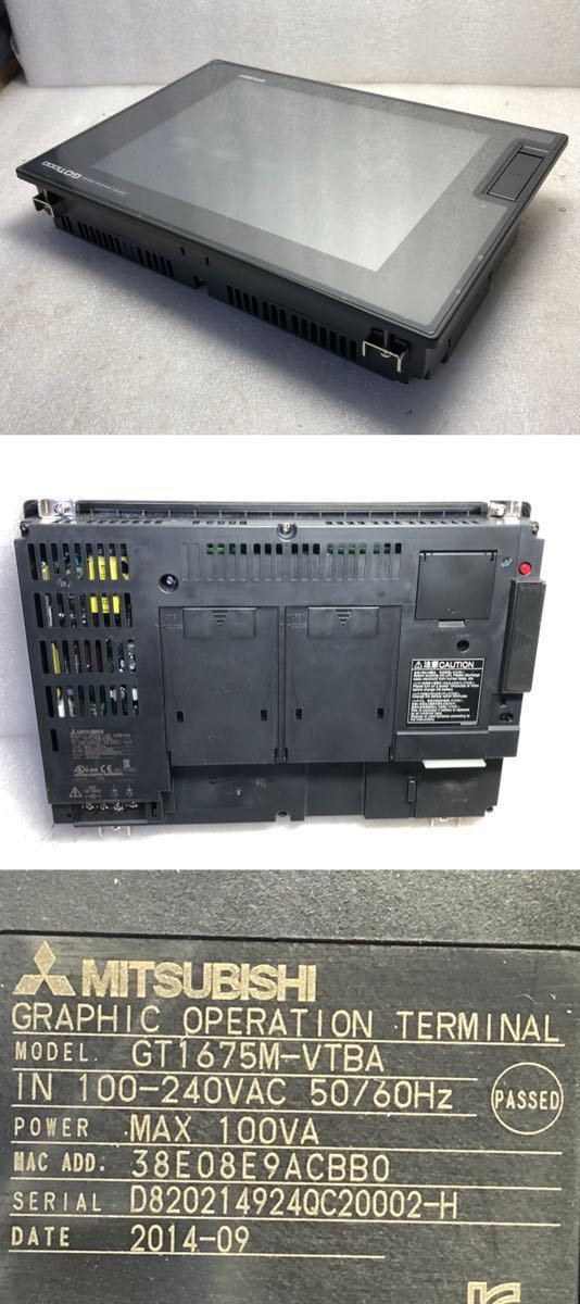 Mitsubishi Q35B Q61P Q03UDECPU QX41 QY41P QY22 Q64DAN A6TBXY36 GOT1000 GT1675M-VTBA PLC Terminal Touch Panel Set [w1079961377]