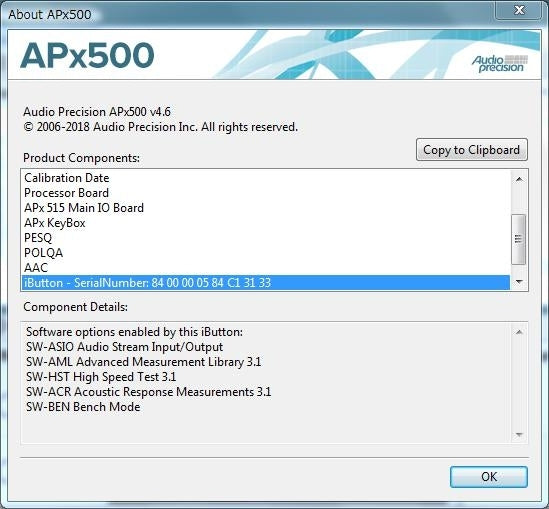 Audio Precision APX515 Audio Analyzer [m1223505837]