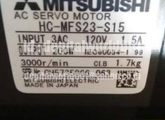 MITSUBISHI HC-MFS23-S15 Servo Motor [f1096928927]