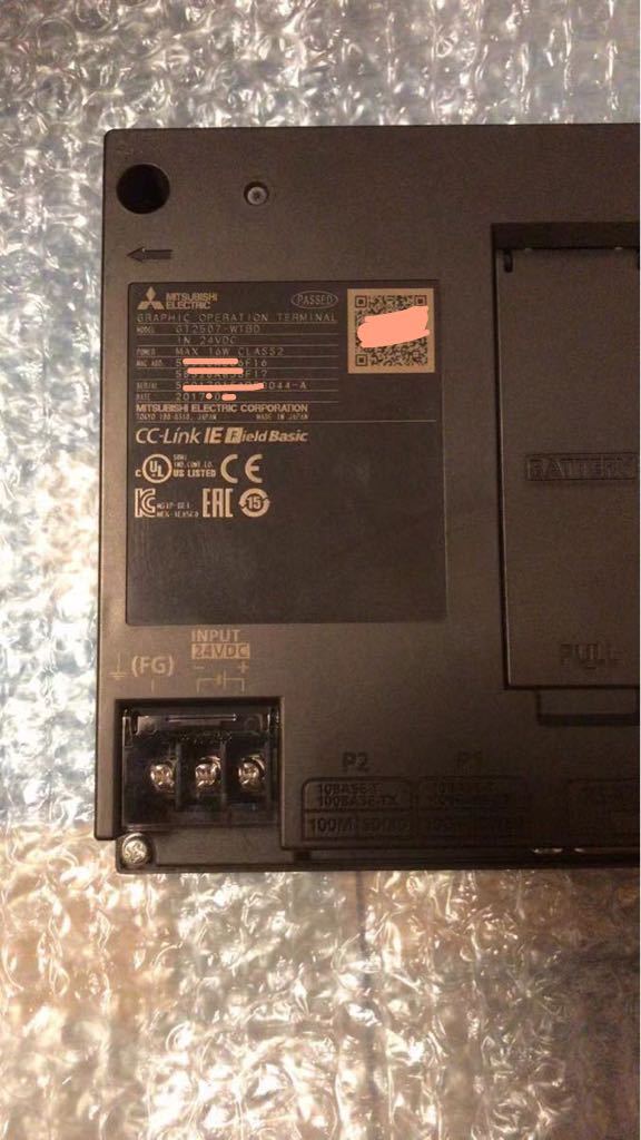 Mitsubishi Electric GT2507-WTBD Touch Panel Display with Mounting Hardware [j1057574658]