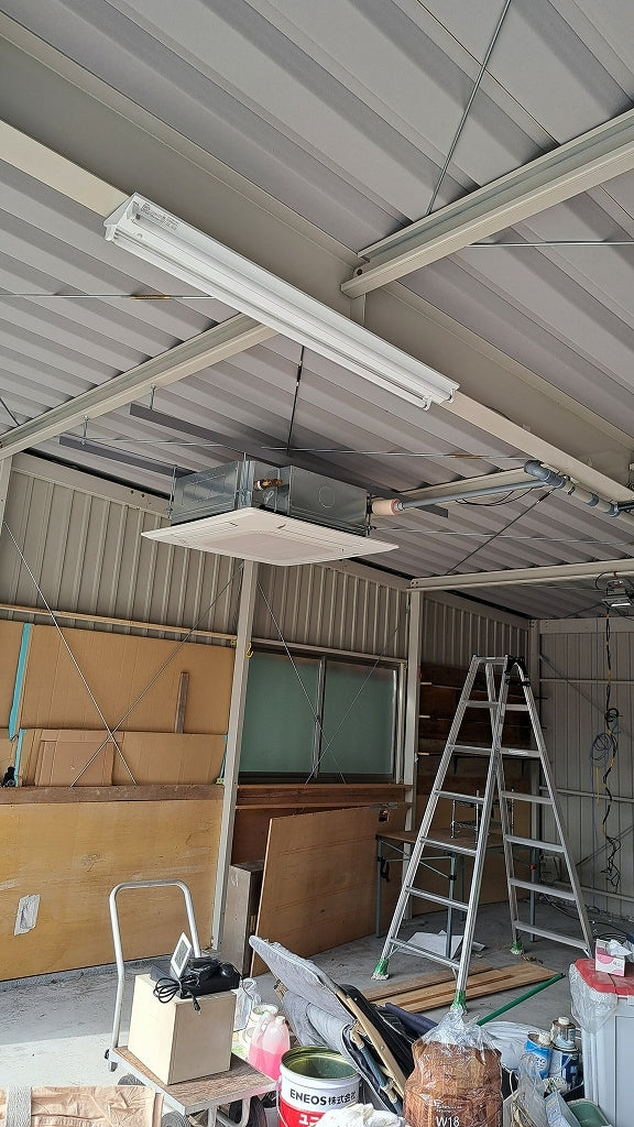 Mitsubishi Electric Ceiling Package Air Conditioner Set 2 Indoor 1 Outdoor Unit [s1239748457]