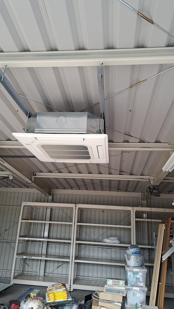 Mitsubishi Electric Ceiling Package Air Conditioner Set 2 Indoor 1 Outdoor Unit [s1239748457]