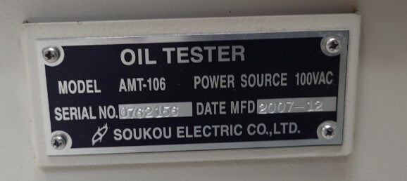 SOUKOU AMT-106 Oil Tester Insulation Oil Tester 60kV 100VAC [o1248230312]