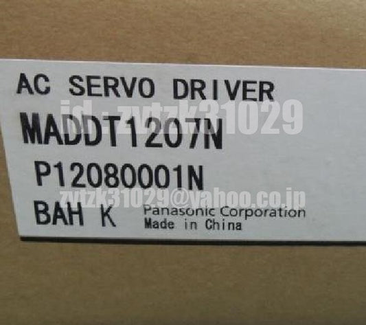Panasonic MADDT1207N Servo Driver [w1118401666]