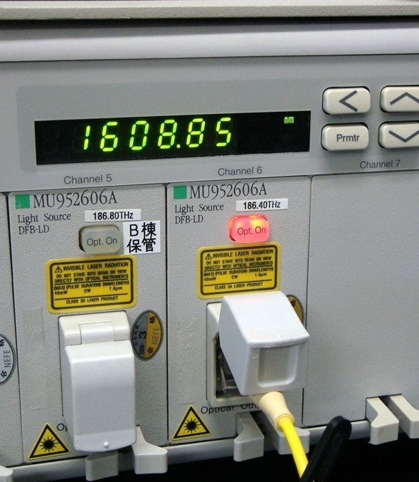 ANRITSU MU952606A DFB-LD Light Source 1604-1608nm +10dBm [o1048622818]