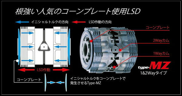 Cusco LSD Type MZ 1WAY Rear Differential for Grand Hiace KCH16W VCH16W [g1134776284]