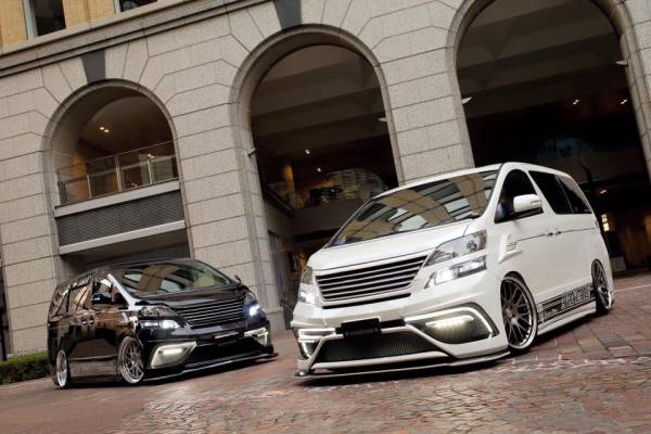 AVANZARE Vellfire Late Front Bumper Aero Premium Edition [h189657155]