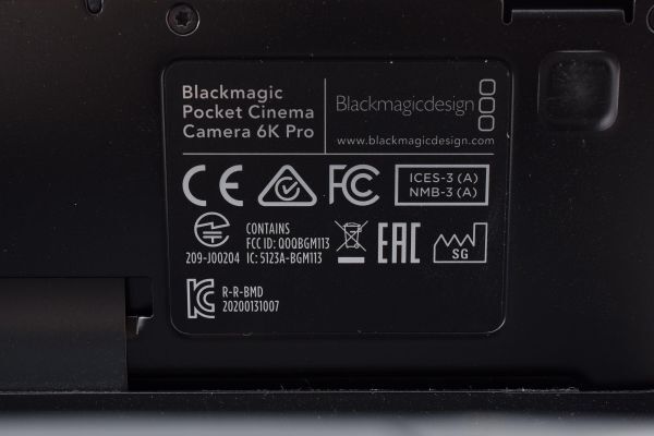 Blackmagic Design Pocket Cinema Camera 6K Pro EF Mount [o1238796367]