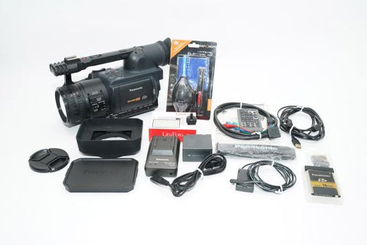 Panasonic HVX200 Camera with Charger Battery P2 Card LED Light [g1247720804]