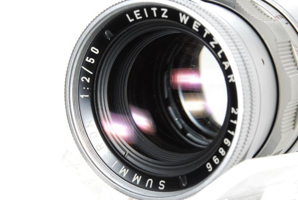 Leica SUMMICRON 50mm f/2 Rigid Lens Late M Mount Leitz [d1188933080]