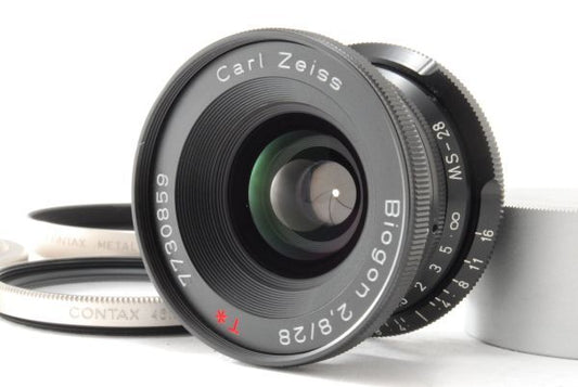CONTAX Carl Zeiss G Biogon 28mm f/2.8 T* Lens MS-28 9695 [r1205160500]