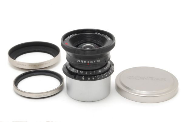 CONTAX Carl Zeiss G Biogon 28mm f/2.8 T* Lens MS-28 9695 [r1205160500]
