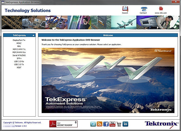 Tektronix TekExpress USB3.0 Test Software [f1046982659]