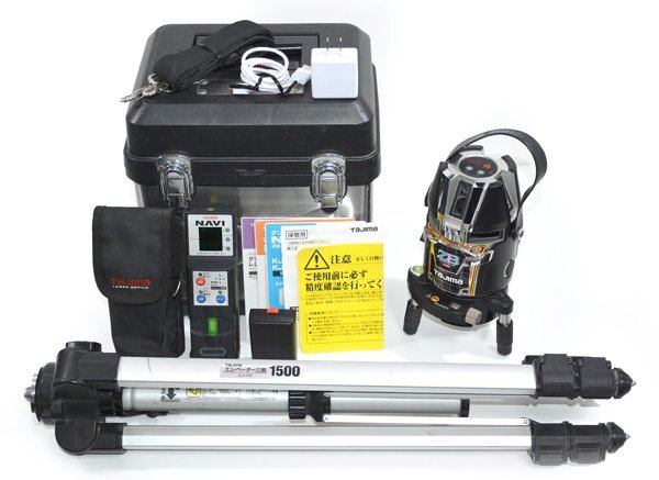 TAJIMA ZEROBLN-KJC Laser Level with Hard Case Tripod ELV-150 and Remote Receiver RCV-GNAVI [x1241319105]
