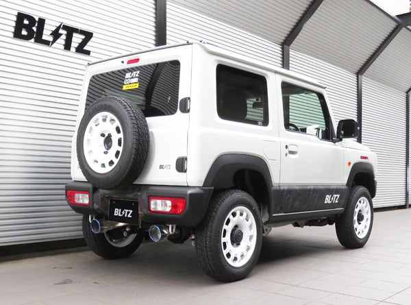 BLITZ NUR-SPEC CUSTOM EDITION Muffler Titanium Color 63179V Suzuki Jimny JB64W R06A Turbo [d1149807669]