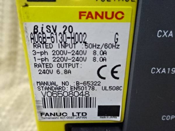 FANUC A06B-6130-H002 Servo Amplifier Module [r127131791]