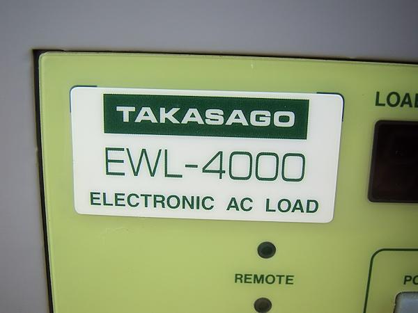 Takasago EWL-4000 AC Electronic Load 4000W 4kVA [q1152071678]