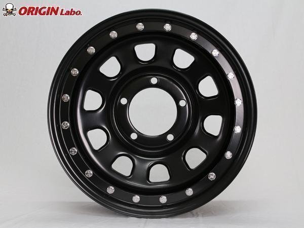 Matsudoya Tetsukan 16x6.0J-20 Black DUNLOP GRANDTREK MT2 700R16 for Jimny JB64 JB74 JB23 JA11 [q1211583796]