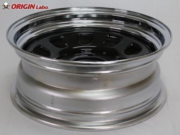 Jimny JB64 JB74 JB23 JA11 Series Iron Core Wheels 16x6.0J-20 Black/Chrome with DUNLOP GRANDTREK MT2 LT225/75R16 Tires [p1211580291]