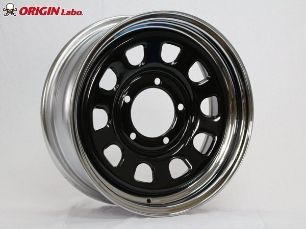 Matsudoya Second Son Iron Core 6.0J +20 Black Wheels + DUNLOP GRANDTREK MT2 LT225/75R16 103/100Q Tires Set of 4 [j1211581276]