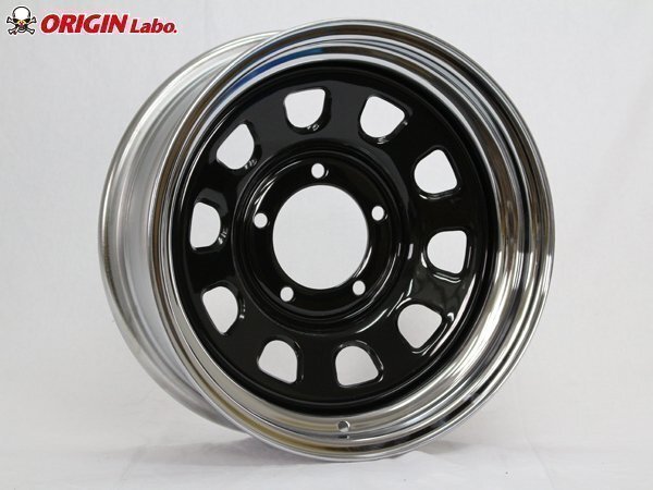 Jimny Iron Core 16x6.0J-20 Black/Chrome DUNLOP GRANDTREK MT2 LT235/85R16 White Letter Set of 4 [f1211581842]