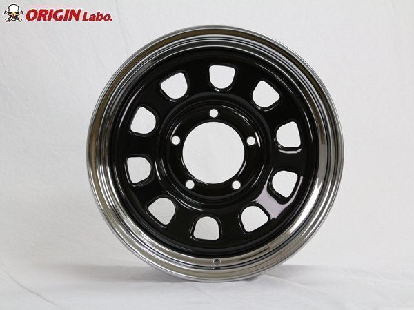Matsudoya Second Son Iron Core 6.0J +20 Black Wheels + DUNLOP GRANDTREK MT2 LT225/75R16 103/100Q Tires Set of 4 [j1211581276]