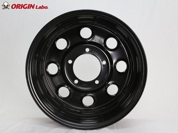 Matsudoya Teppachi 16x6.0J+20 Black DUNLOP GRANDTREK MT2 700R16 Set of 4 for Jimny JB64 JB23 JA11 Series [f1211888772]