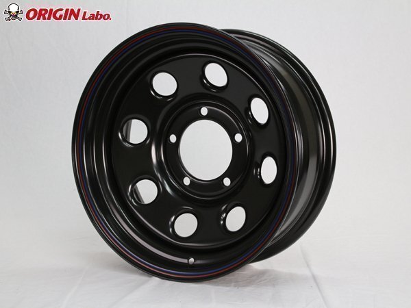 Tetsuhachi 16x6.0J-20 Black Wheels with DUNLOP GRANDTREK MT2 LT235/85R16 Tires for Jimny JB64 JB74 JB23 JA11 [t1211893708]