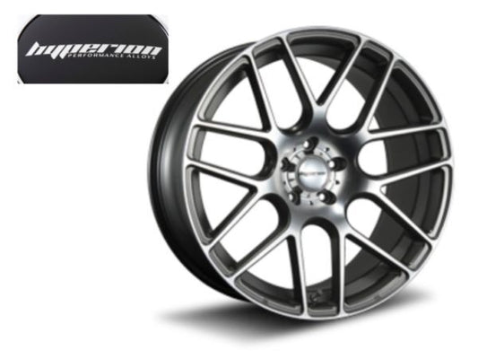 HYPERION CVM Wheel 8.5x19 ET35 5/114.3 Diamond Cut/Ash Gray for Toyota Celsior Crown 3.5L [u1213029321]
