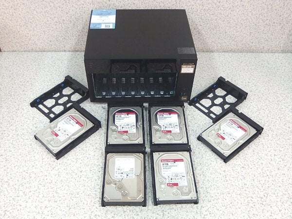 QNAP TS-873 NAS Tower 8TB HDD Storage [x1215101559]