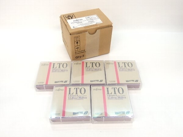 Fujitsu LTO Ultrium 8 Data Cartridge 0160390 12TB/30TB 5-Pack [l1230844882]