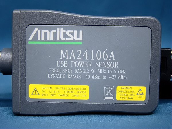 Anritsu MA24106A USB Power Sensor 50MHz-6GHz [d1234135243]