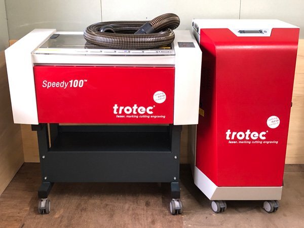 Trotec Speedy100 Atmos Mono115 Laser Engraving Machine with Dust and Odor Removal Unit [d1244875938]