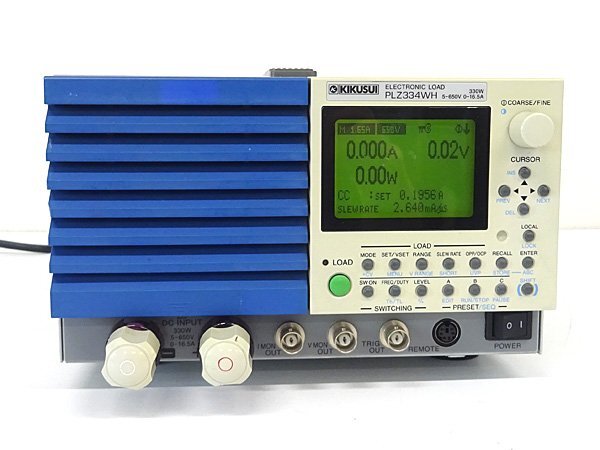 Kikusui PLZ334WH Electronic Load 330W 5-650V 0-16.5A [l1248447506]