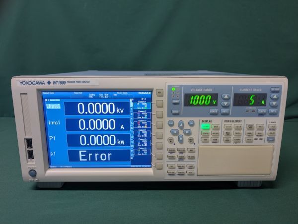 Yokogawa WT1800 Precision Power Analyzer [o1248687203]