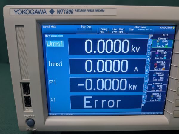 Yokogawa WT1800 Precision Power Analyzer [o1248687203]