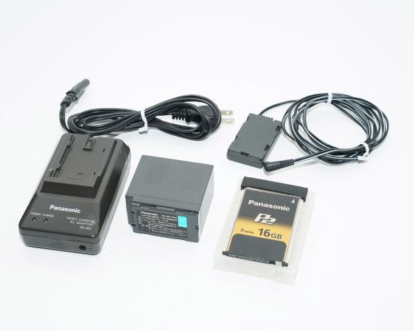 Panasonic HVX200 Camera with Charger Battery P2 Card LED Light [g1247720804]