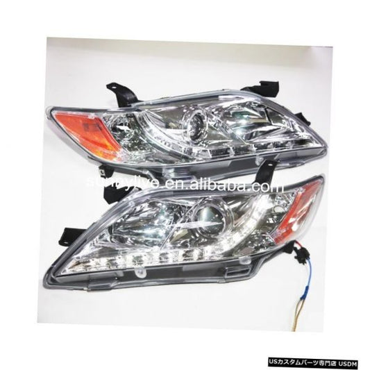 Import Car Parts TOYOTA Aurion Camry 2007-2009 LED Headlamp Chrome Housing Yellow Reflector [r499670385]