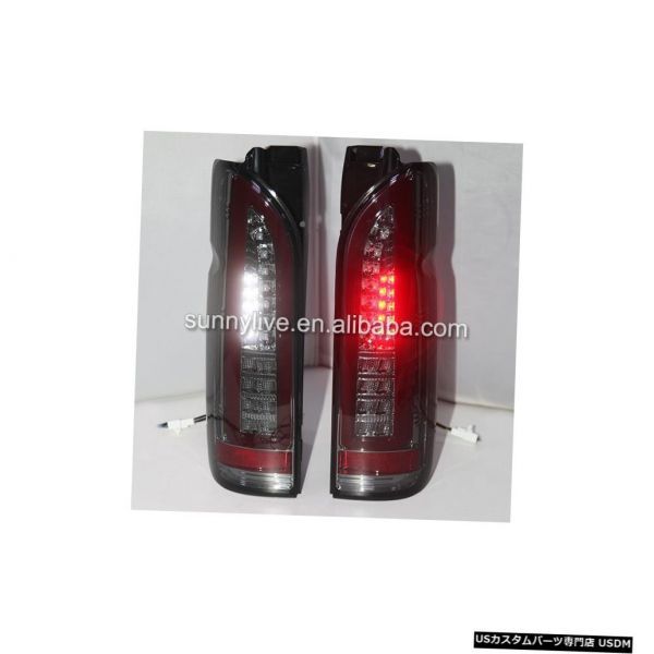 Imported Car Parts Full LED Tail Light Smoke Black for Toyota Hiace 2014-Up [k528274956]