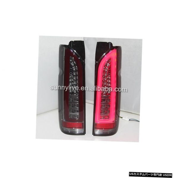 Imported Car Parts Full LED Tail Light Smoke Black for Toyota Hiace 2014-Up [k528274956]
