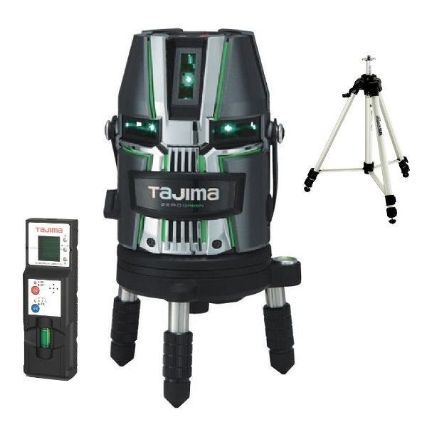 Tajima ZEROG2L-KJC Laser Level Green Laser 3WAY Rechargeable Battery Receiver Tripod Set New [f1112471378]