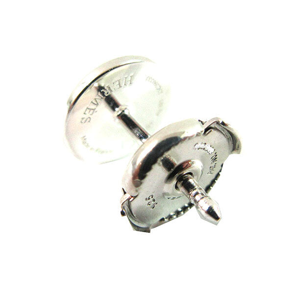 Hermes Exlibris TPM Earrings Silver SV925 [t1135895611]