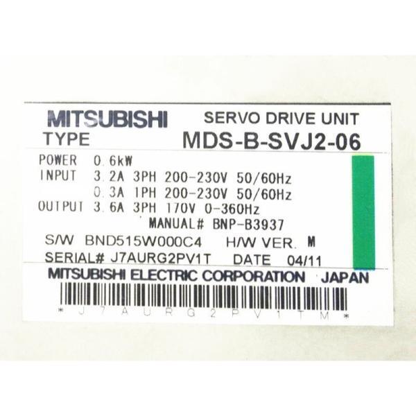 MITSUBISHI MDS-B-SVJ2-06 Industrial Servo Drive [n1149845788]