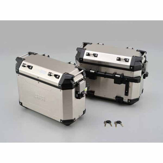 Daytona GIVI TREKKER OUTBACK OBKN37APACK2 Aluminum Case Left and Right Set 37L [d1212332796]
