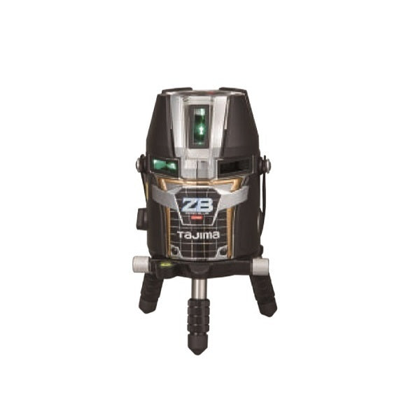 Tajima ZEROBL-KJY Blue-Green Laser Level 4 Directions 110° Li-ion Rechargeable Battery Set with Receiver and Tripod [x1218100376]
