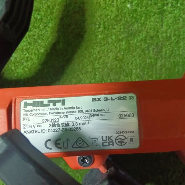 HILTI BX 3-22 Battery Operated Concrete Nailer [r1218183919]