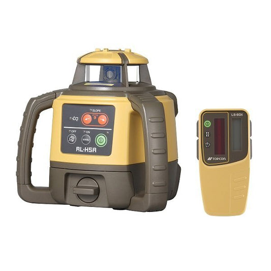 Topcon RL-H5A Rotating Laser with LS-80X Receiver - High Precision Surveying Equipment [v1219216002]