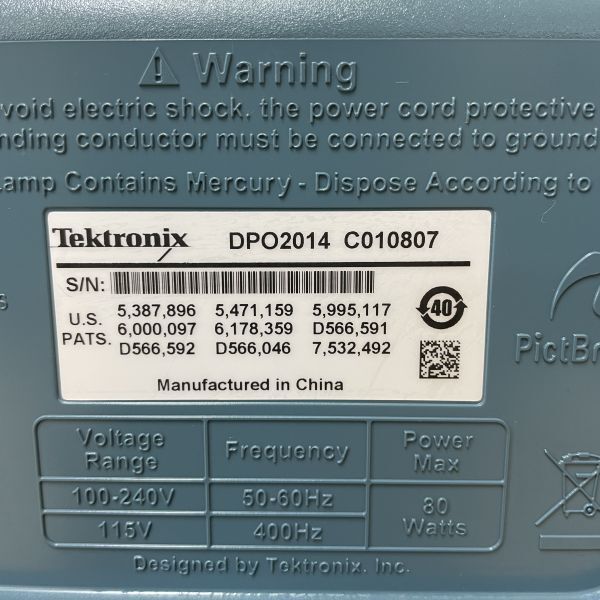 Tektronix DPO2014 Digital Phosphor Oscilloscope 100MHz 1GS/s [w1239694126]